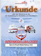 Certificate presented by MOBA